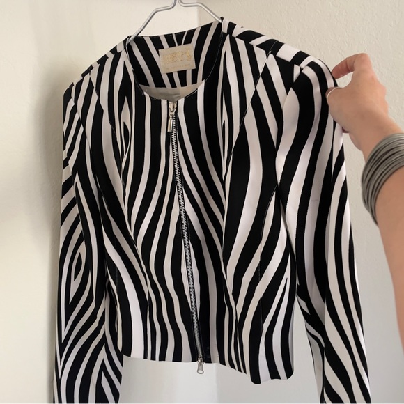Alberto Makali Zebra Crop Jacket - Picture 6 of 13